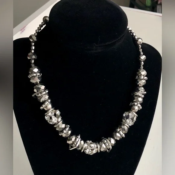 Unique Silver Tone/Bronze Necklace - Picture 1 of 13